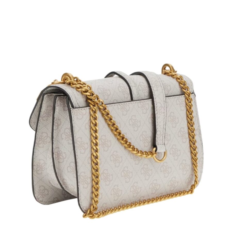 Guess G James Logo Convertible Xbody Flap Τσάντα Γυναικεία Dove Logo HWQC9213200 4