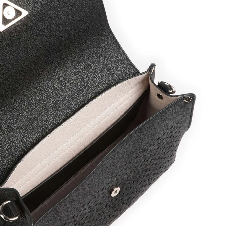Guess Meridian Flap Crossbody Τσάντα Γυναικεία Black HWBP8778200 5