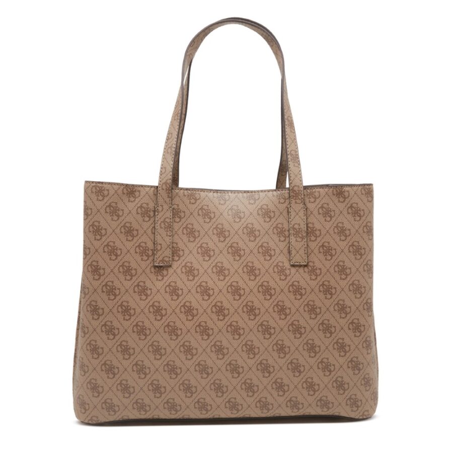 Guess Meridian Girlfriend Tote Τσαντα Γυναικειο Latte Logo HWSG8778230 1