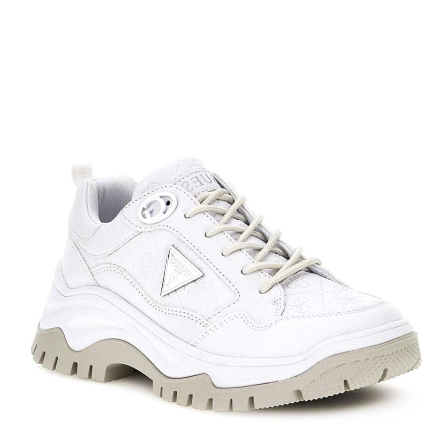 Guess Zaylin Sneaker Γυναικειο White FLJZAYFAL12 1