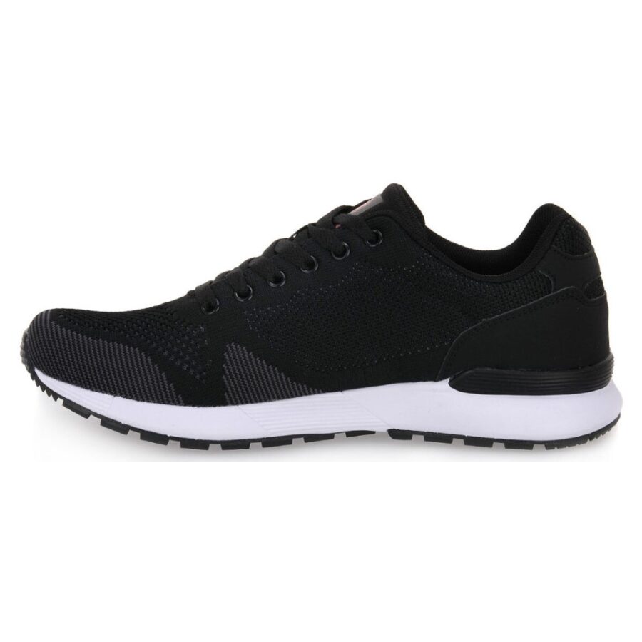 Lumberjack Sport Vendor Sneaker Knitwear Nobesto Leather Sneaker Γυναικείο Black 3