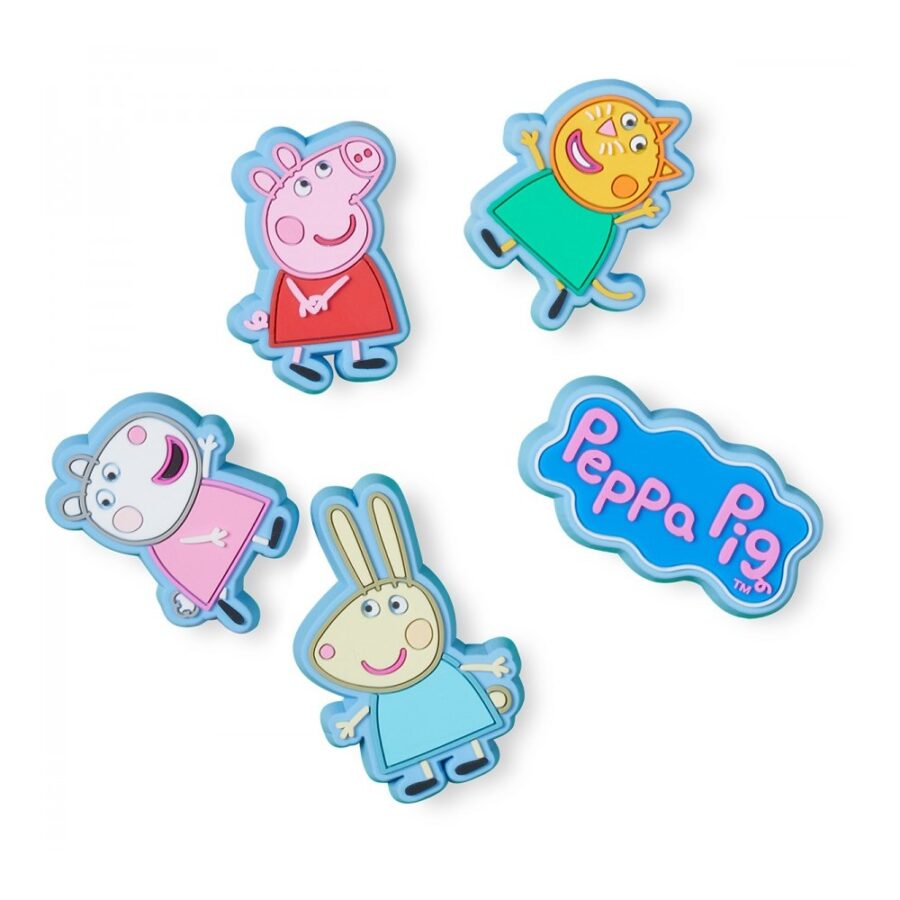 Jibbitz 10010008 Peppa Pig 5 Pack Διακοσμητικό Crocs 1