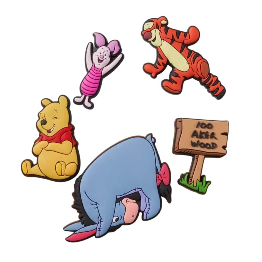 Jibbitz 10011268 Winnie The Pooh 5 Pack Διακοσμητικό Crocs 1