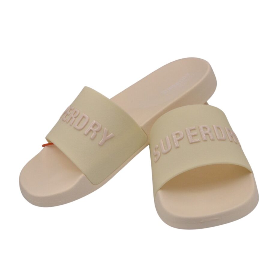 superdry logo vegan pool slide rice white sd0shwf310216a000 4