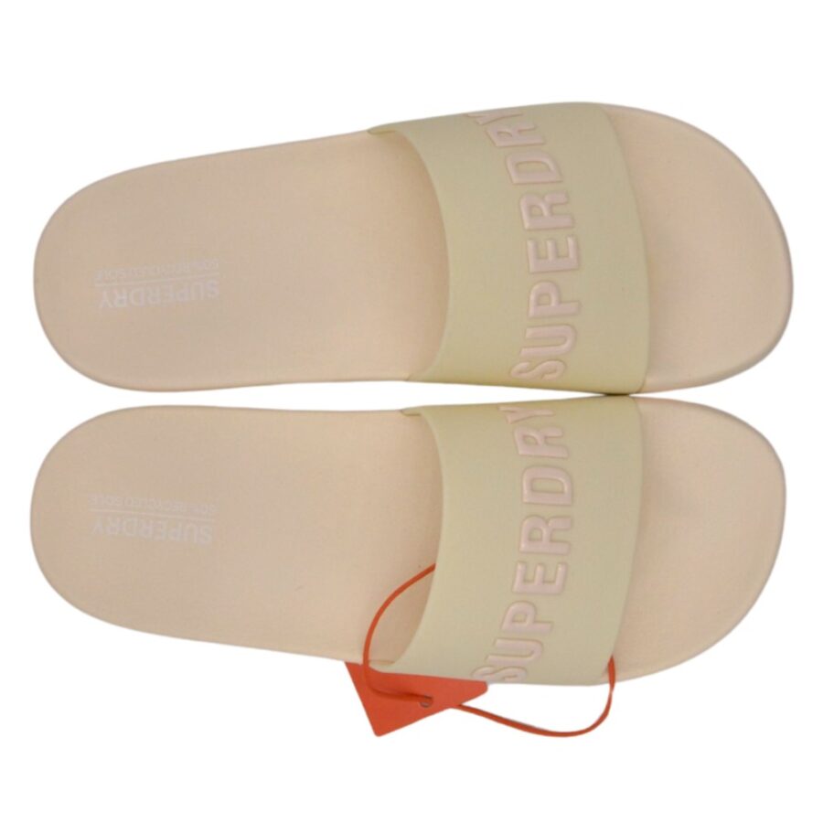 superdry logo vegan pool slide rice white sd0shwf310216a000 5