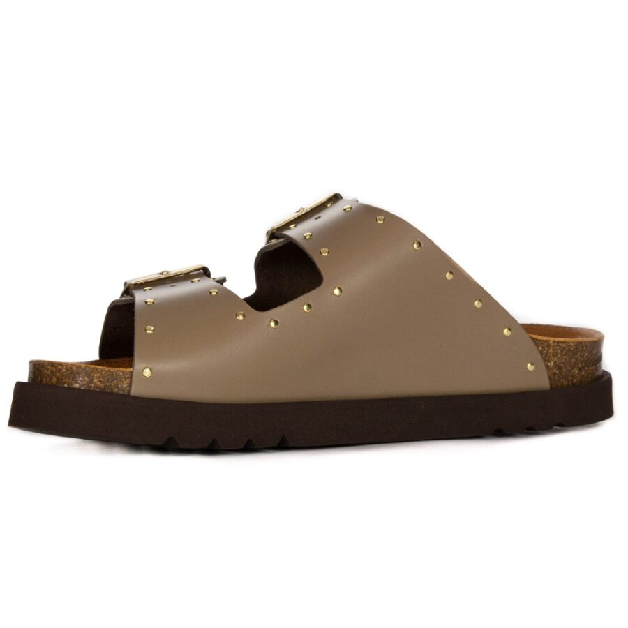 450692 scholl beatriz leatherstuds womens taupe f306131062 2
