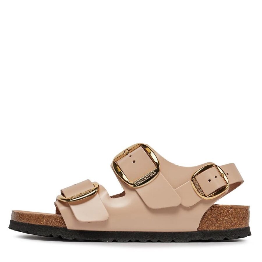 450451 birkenstock leather milano bb lena high shine new beige 35 43 narrow 1026484 2