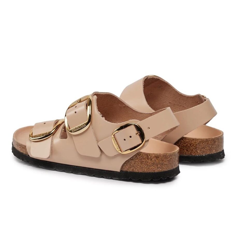 450451 birkenstock leather milano bb lena high shine new beige 35 43 narrow 1026484 4