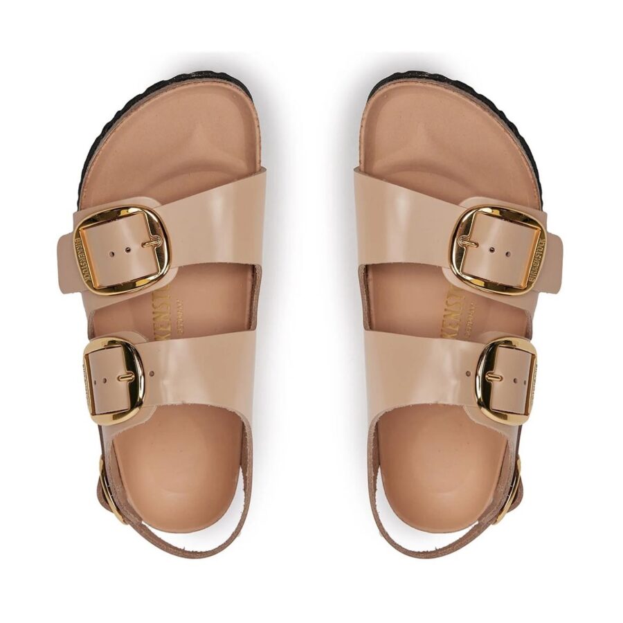 450451 birkenstock leather milano bb lena high shine new beige 35 43 narrow 1026484 5