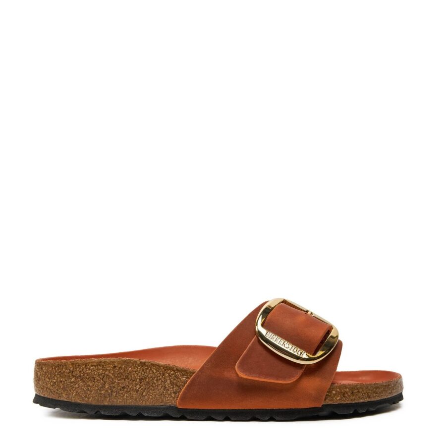 450456 birkenstok classic madrid big buckle leoi burnt orange hex narrow seasonal 1026632 1