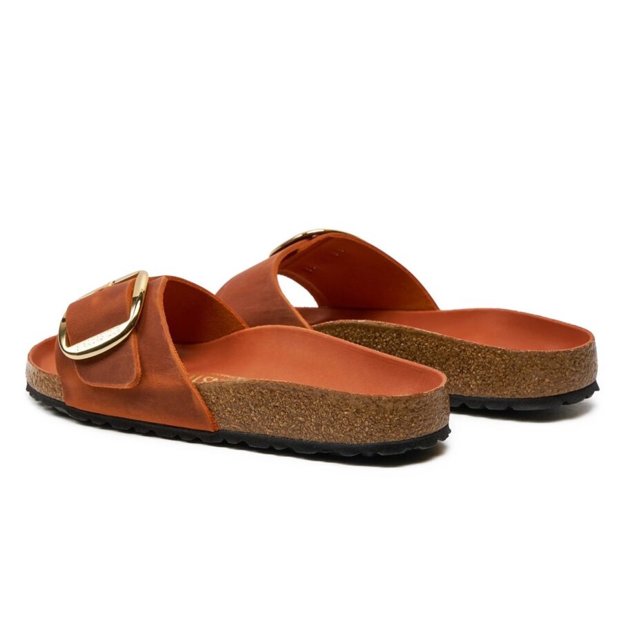 450456 birkenstok classic madrid big buckle leoi burnt orange hex narrow seasonal 1026632 4