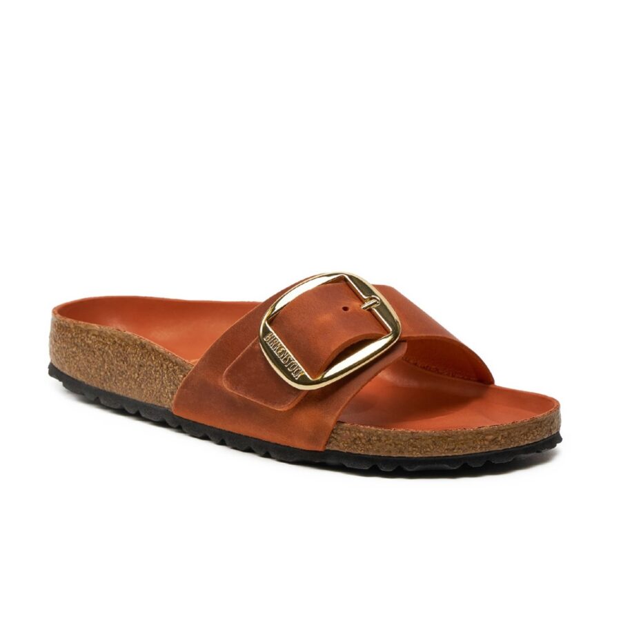 450456 birkenstok classic madrid big buckle leoi burnt orange hex narrow seasonal 1026632 7