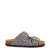 450696 scholl noelle rafia womens navy blue f311681040 1