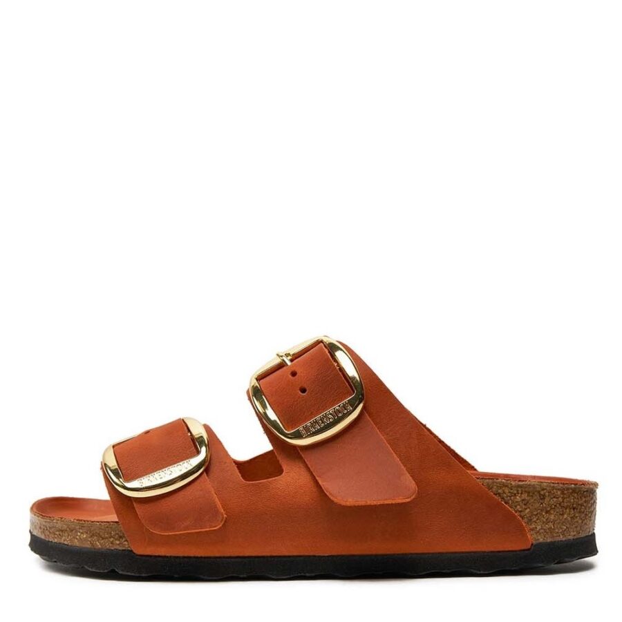 452228 birkenstok arizona big buckle burnt orange narrow seasonal 1026661 2