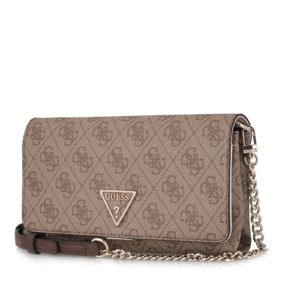 guess noelle xbody flap organizert w latte logobrown gu0achwbg787975000001