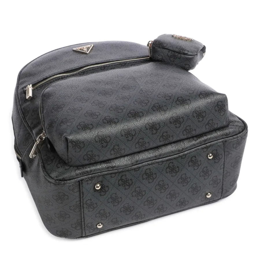 guess power play large tech backpack dark black logo gu0achwqg900633000004