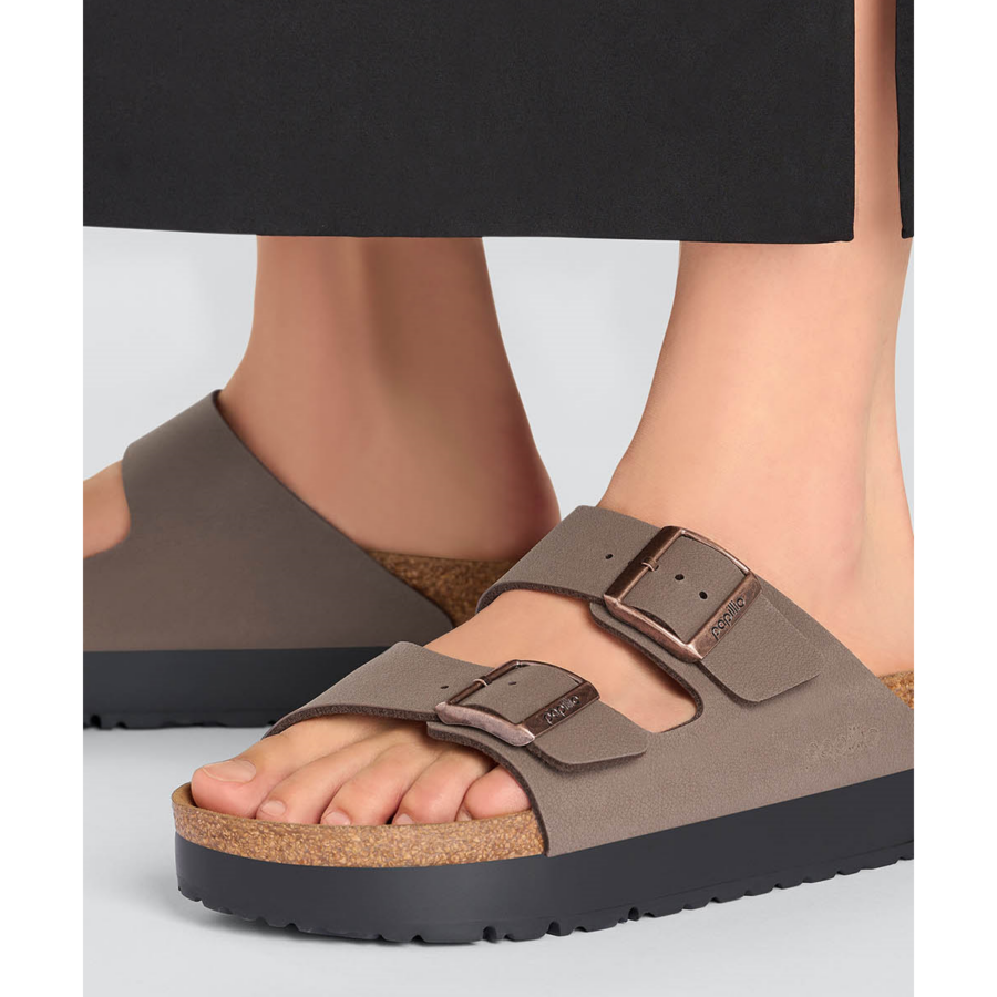 birkenstock arizona papillio platform flex bf mocca veg 35 43 narrow seasonal 102741777777