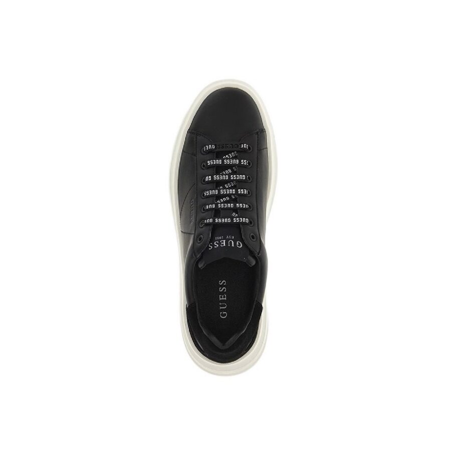 guess elba suede sneaker m black gu0shfmpvibsue120000552