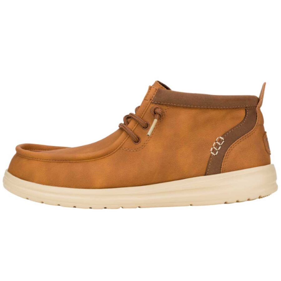 hey dude wally mid gripr cognactan 42051 2du2