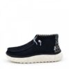 hey dude wendy peak hi suede black 41951 001103