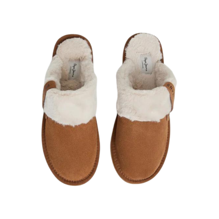pepe jeans dissy north platform clog cognac brown pj0shpls10421000000080