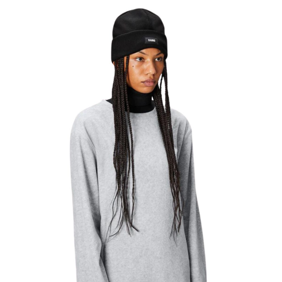 rains ribbed fleece beanie os 20360 black5