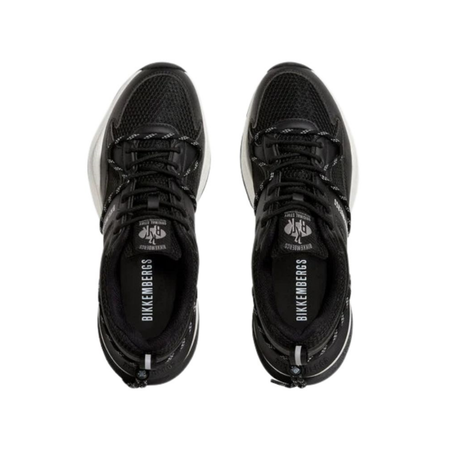 bikkembergs sneak hole m sneaker microfiber laether black bm0sh25116cp000000002692551