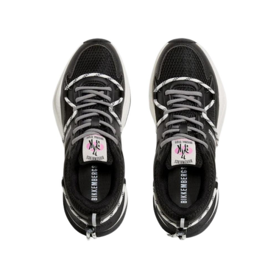 bikkembergs sneak hole w sneaker leather black bm0sh25008cp0000000098
