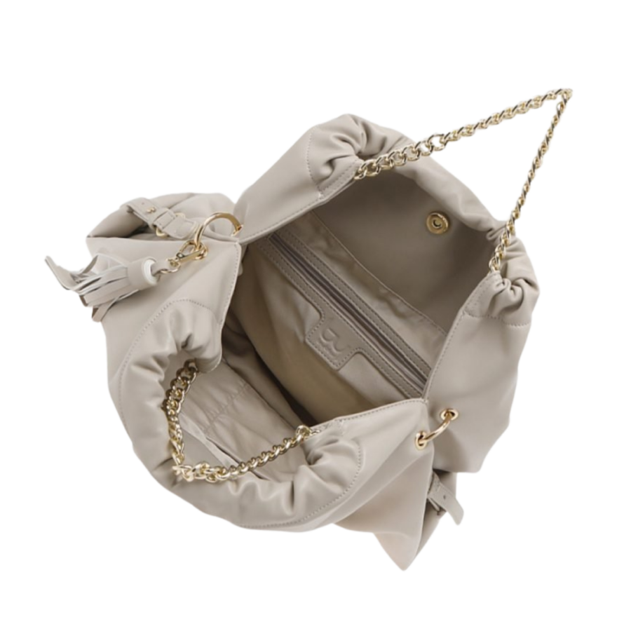 by byblos woman smeraldo hobo light taupe bybs45a0124