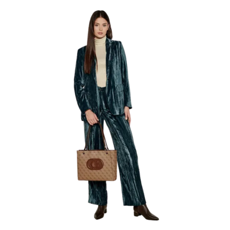 guess eco mietta noel tote latte logobrown gu0achwesg951325000089