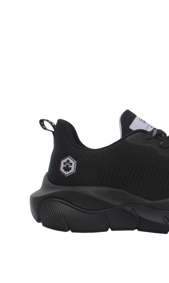 lumberjack sport watka sneaker knitwear total black lu0shswj7911001c2700200