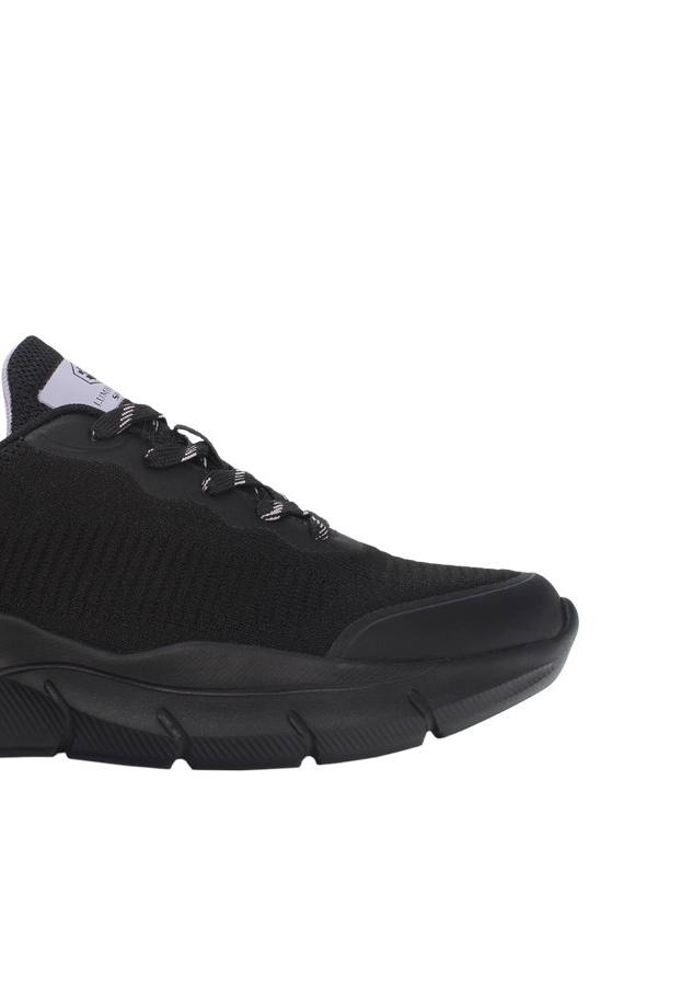 lumberjack sport watka sneaker knitwear total black lu0shswj7911001c2700850