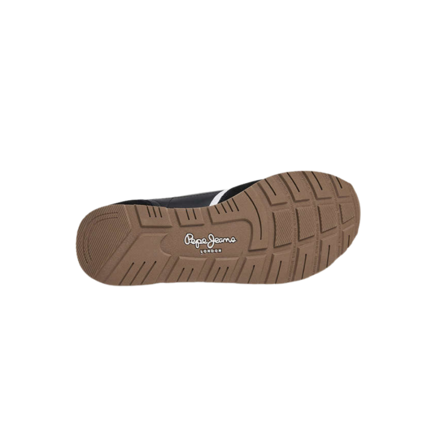 pepe jeans brit supra running sneaker black pj0shpms400200000000302