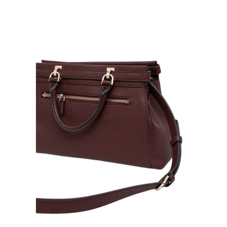guess eco ali luxury satchel burgundy gu0achwebg9511050000100