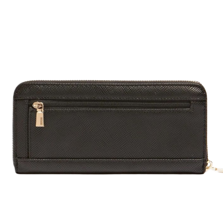 guess laurel slg large zip around black gu0acswzg85001460000888
