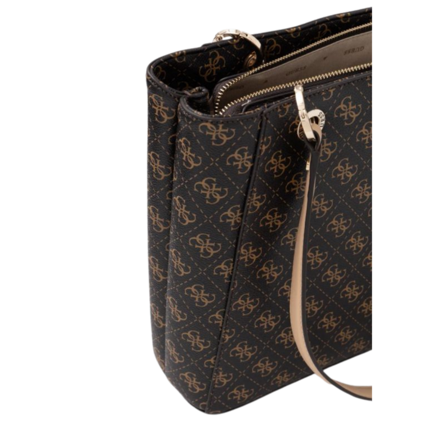 guess noelle tote brown logo gu0achwqs78792500000203 1