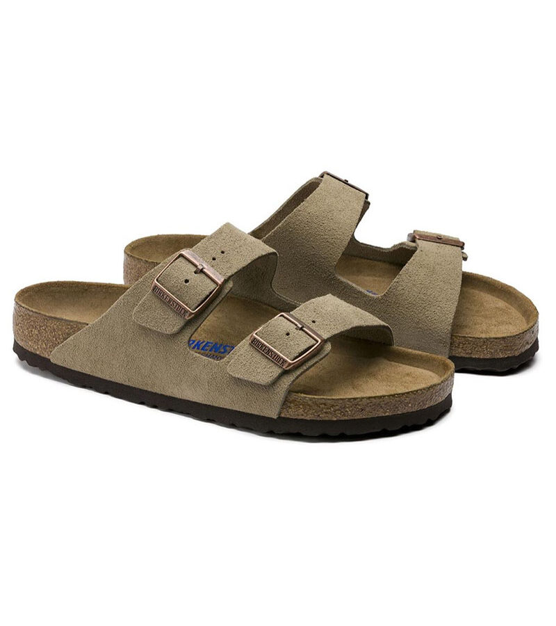 birkenstock leather arizona sfb leve taupe 35 46 narrow core essential unisex bk0sh95130300354600011