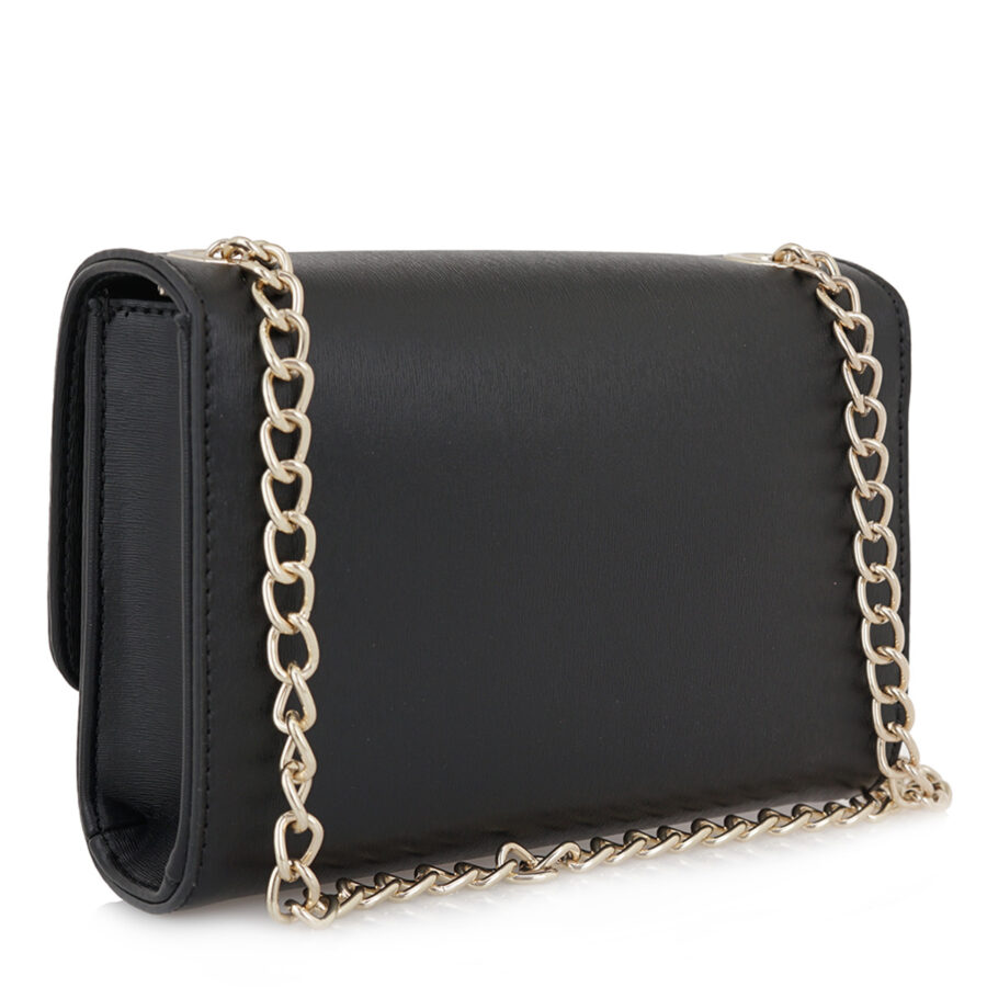 by byblos woman olivia saffiano flap bag black bybs09a01f56