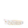 guess zamira not adj pant belt cream logo bw9204p512036