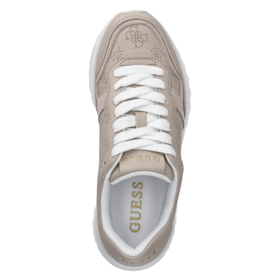 guess vinsa3 sneaker beige flpvi3ele1298