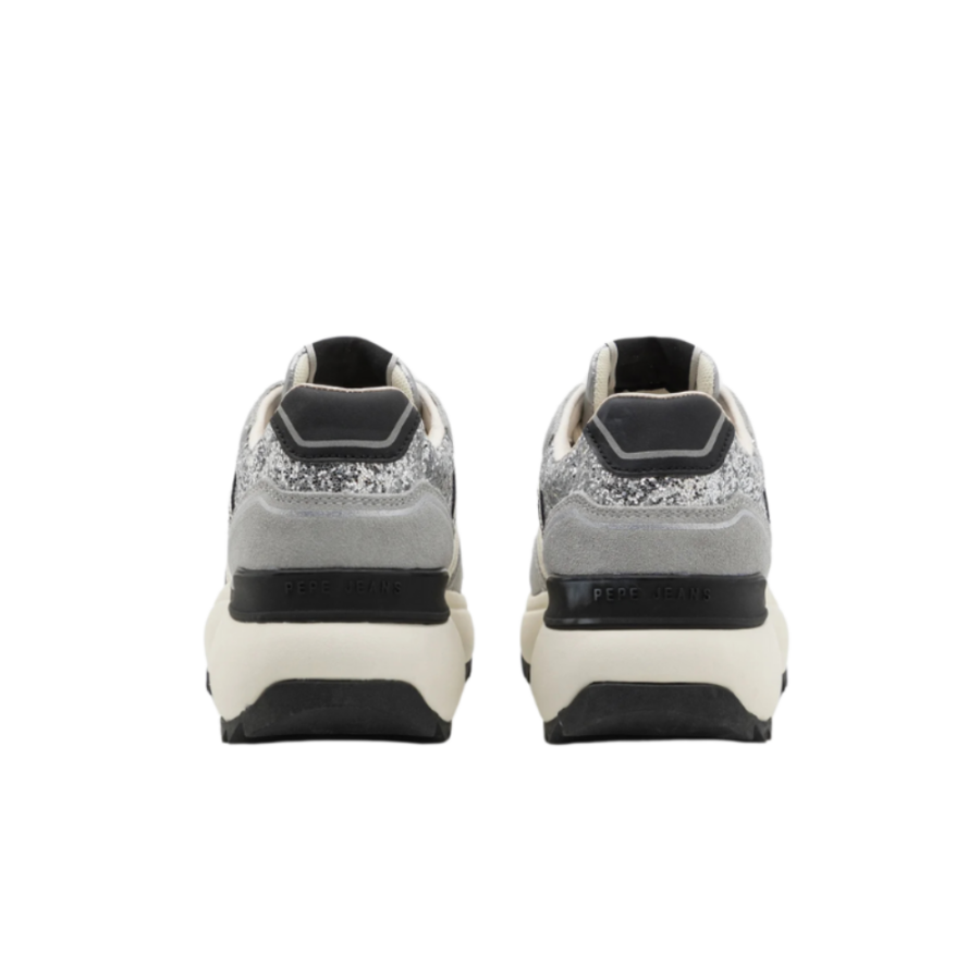 pepe jeans kimi land sneaker silver grey pls6004313