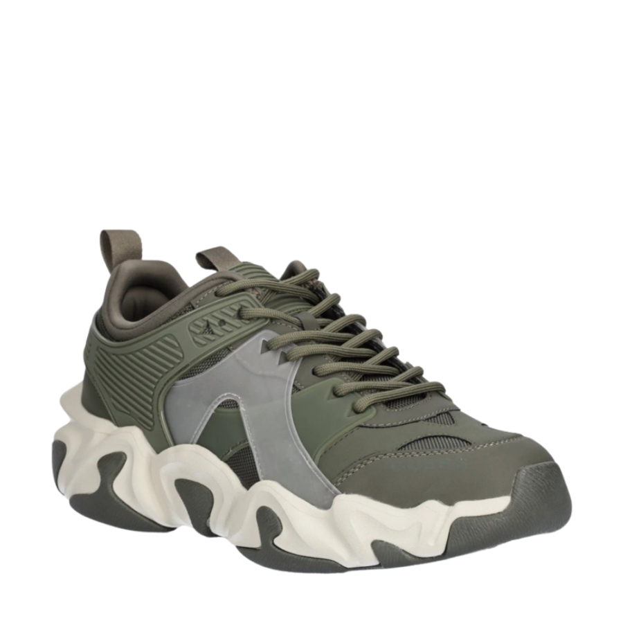 guess cesi sneaker green fmpcesfal1226