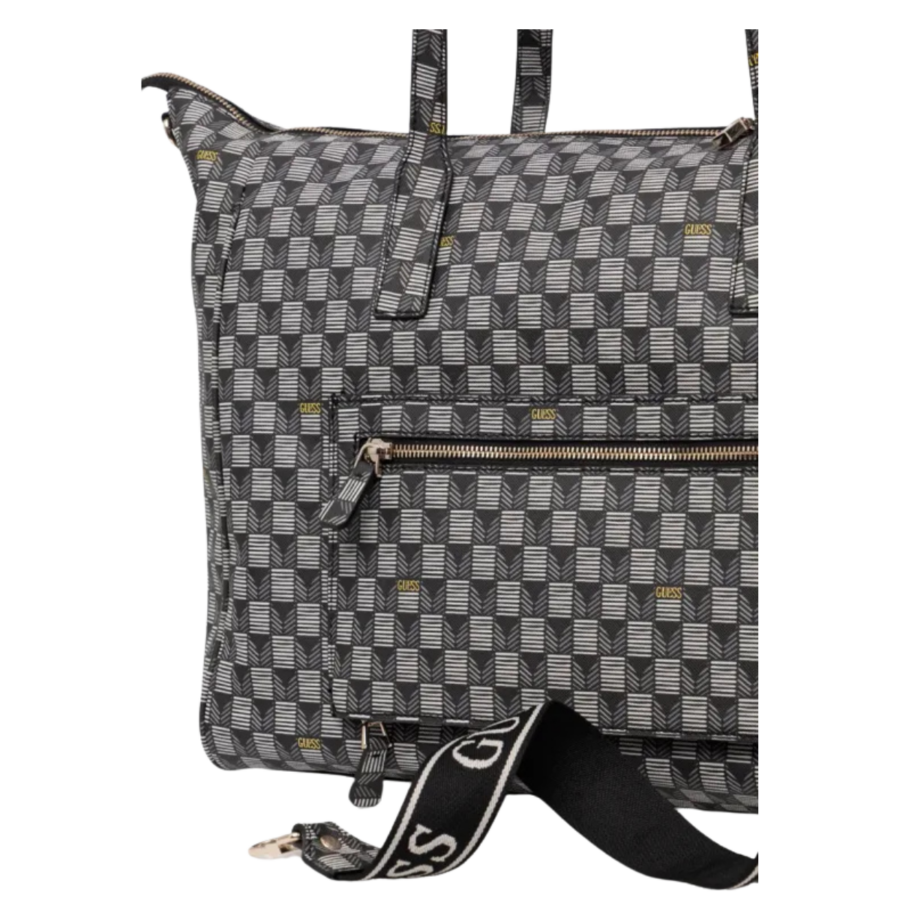 guess g wave carryon large tote black logo twg9344017075