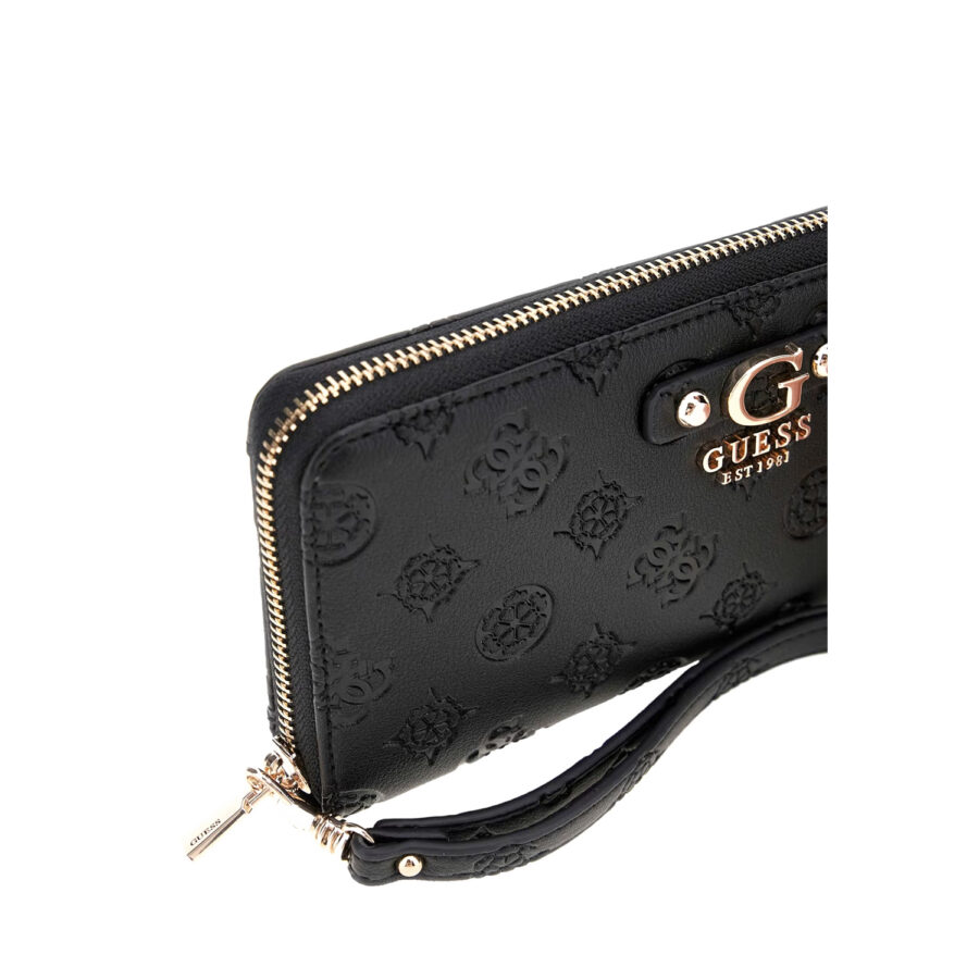 guess gerty slg large zip around black swpd952914657