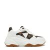 guess hapyy sneaker white brown flphapfal12900