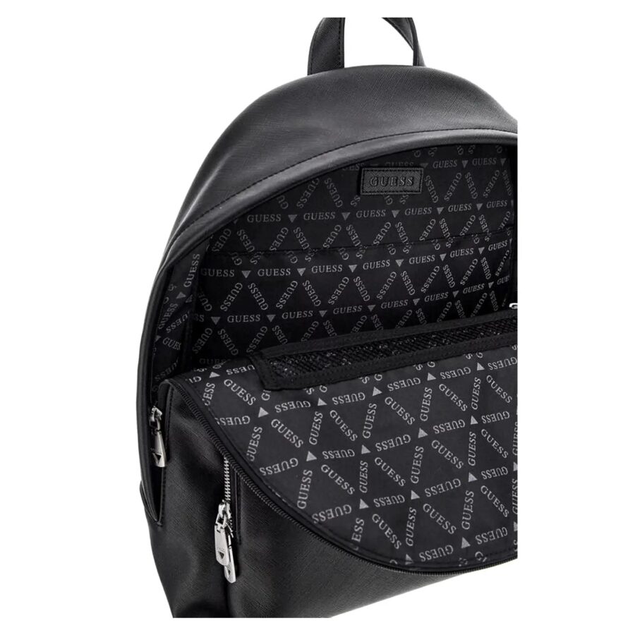 guess milano compact backpack black hmmicap511107