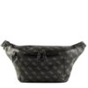 guess milano maxi bumbag w frt pcket dark black hmmilop42568158321