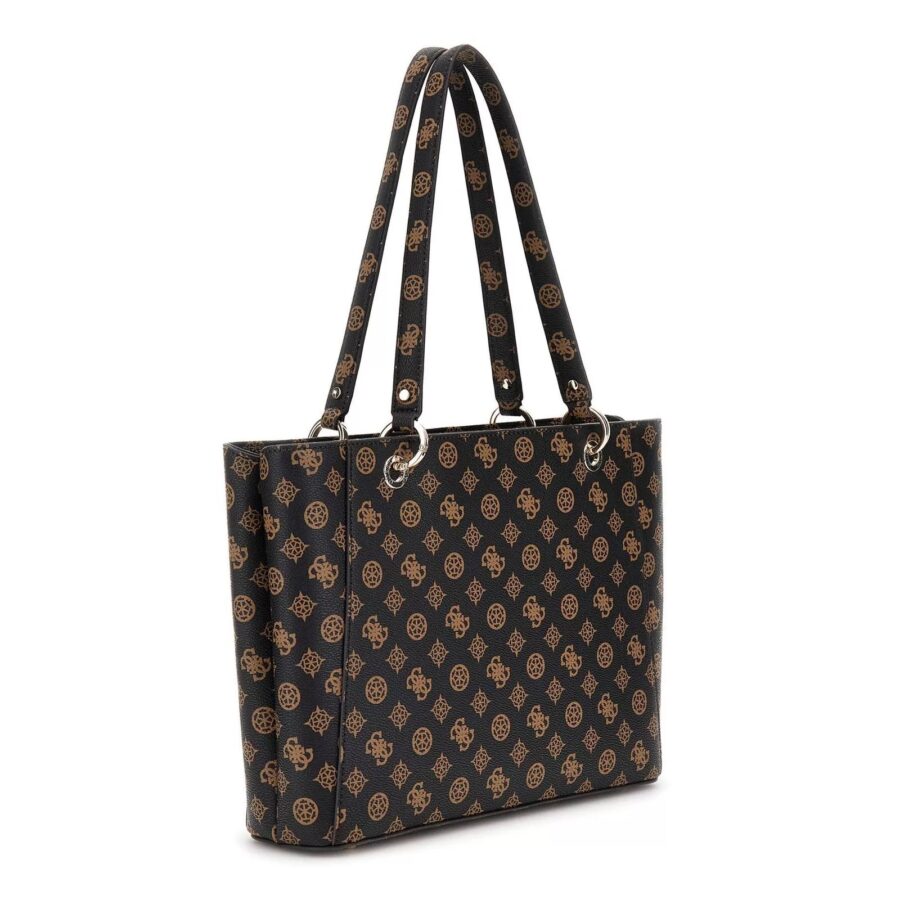 guess noelle tote mocha logo hwpz7879250255