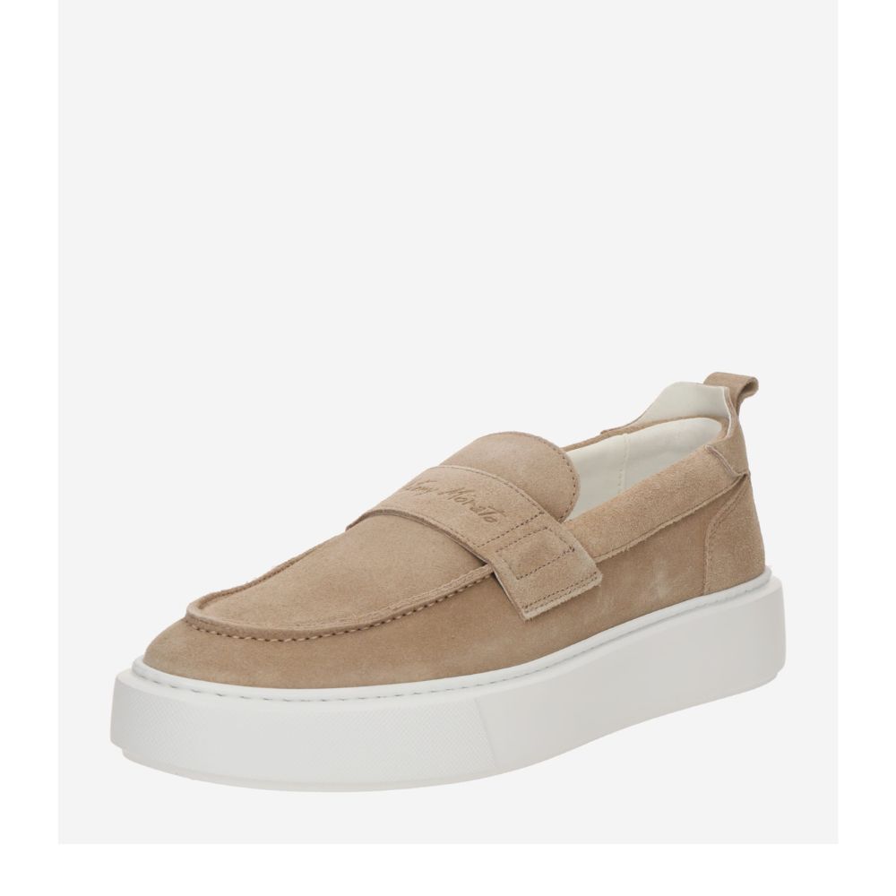 Antony Morato Loafer Rowan In Suede Logo Accent On Band Extralight Sole 2 1