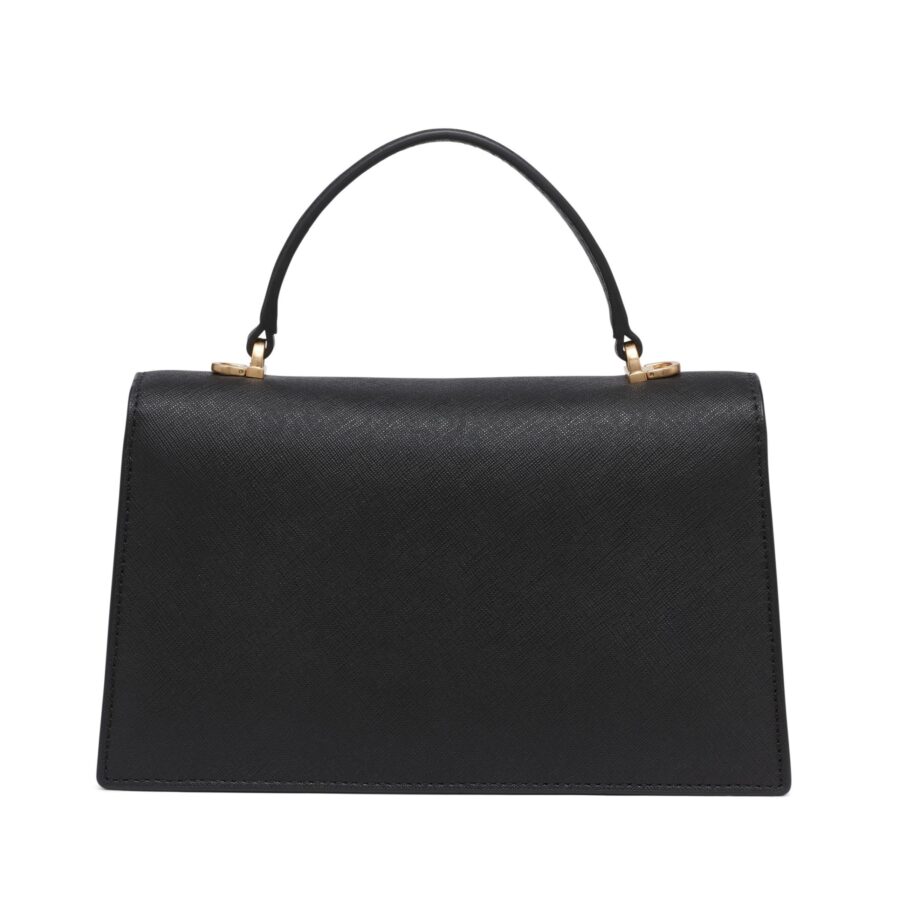 DKNY Avril Cross Body Leather Handbag BlackGold R51N1J3299